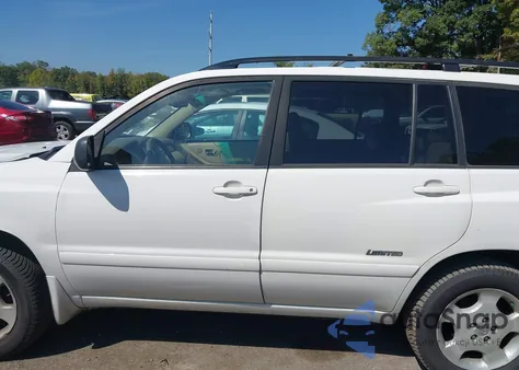 2007 Toyota Highlander Limited V6 from USA, damaged, VIN JTEEP21A470231610